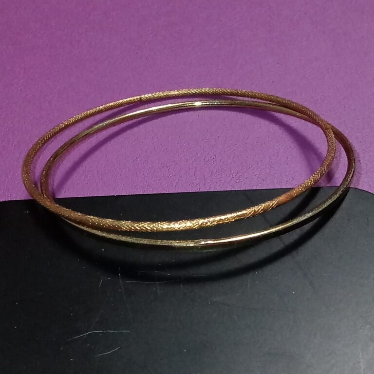 BRASS BANGLES SET OF 2