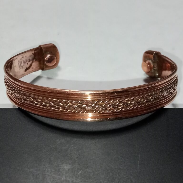 Copper Cuff with Magnets 2